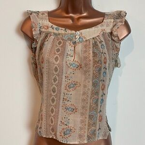 Breezy Y2K boho top